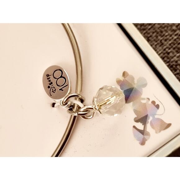 NIB Disney Parks 100th Celebration Minnie Mouse Rose Gold Charm Bracelet - Picture 4 of 7
